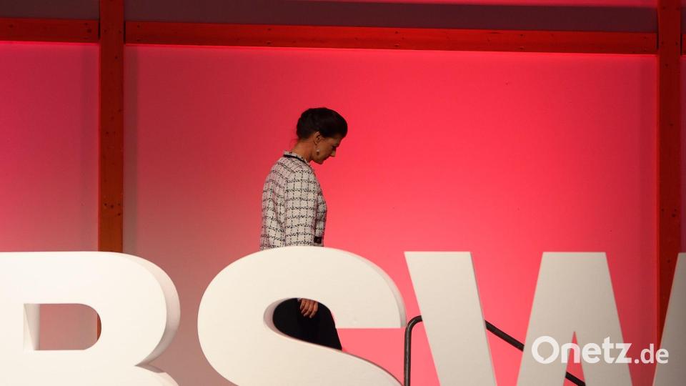 Parteigründerin Sahra Wagenknecht hat den Bundesvorsitz abgegeben. (Archivbild) Bild: Klaus-Dietmar Gabbert/dpa