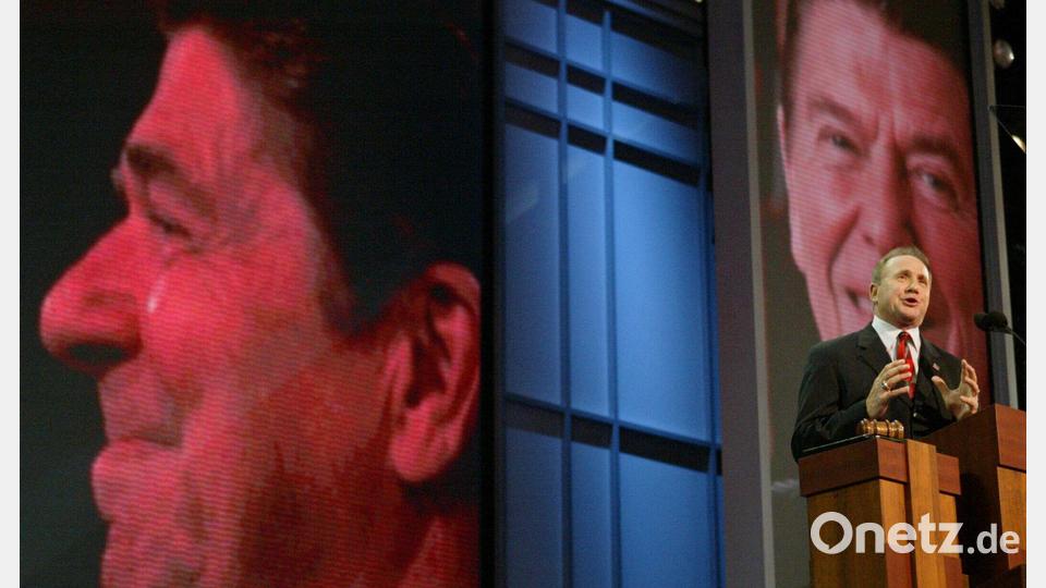 Die Ronald Reagan Presidential Foundation würdigte den 80-Jährigen als einen Mann, dessen Leben „von Überzeugung, Zielstrebigkeit und einer tiefen Verbundenheit mit den Idealen“ seines Vaters geprägt gewesen sei. (Archivbild) Bild: Joe Cavaretta/AP/dpa
