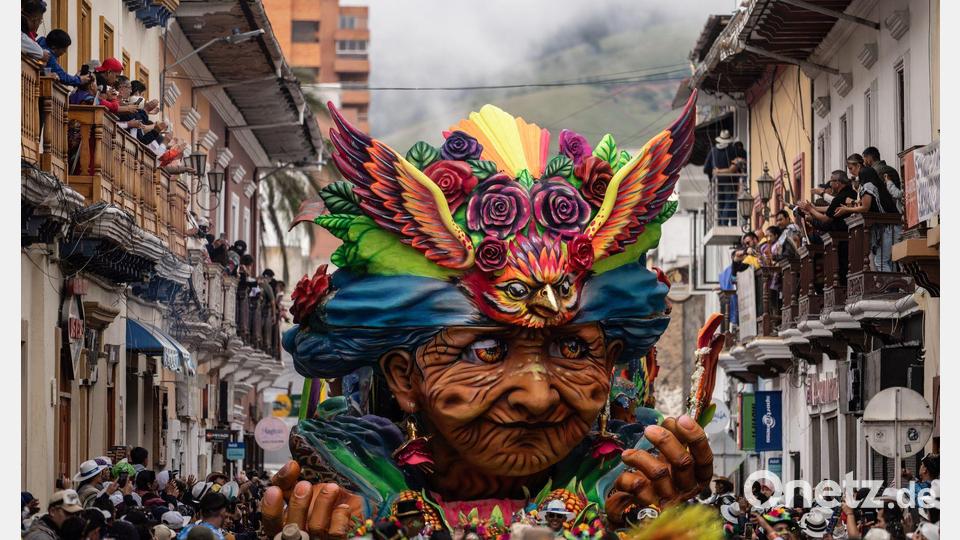 Die Feierlichkeiten gehören zum immateriellen Kulturerbe der Menschheit. Bild: Ivan Valencia/AP/dpa