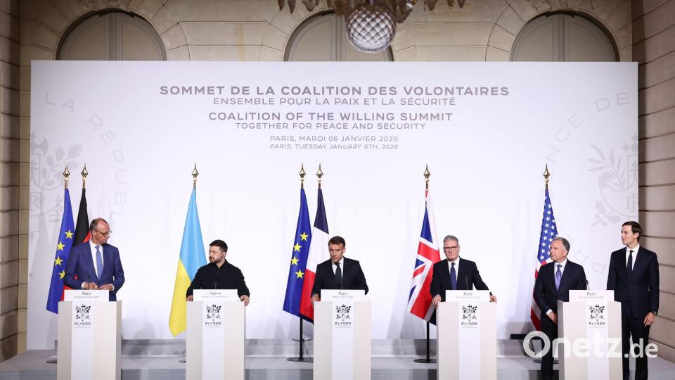 Die westlichen Partnerländer wollen der Ukraine Sicherheitsgarantien geben. Bild: Tom Nicholson/PA Wire/dpa