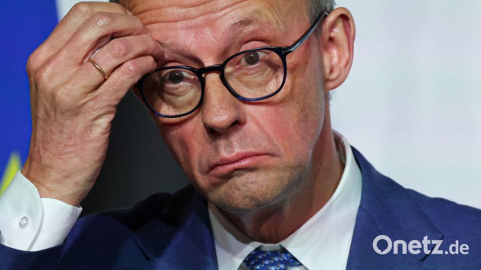 Merz stellt einen Bundeswehreinsatz zur Friedenssicherung in Aussicht. Bild: Ludovic Marin/Pool AFP/AP/dpa