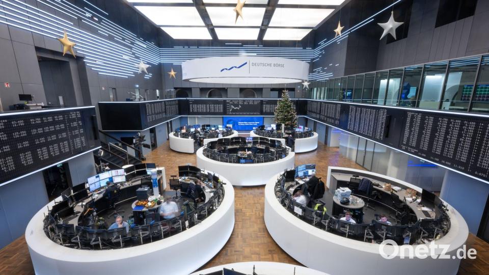 Frankfurter Börse: Verglichen mit den US-Techkonzernen sind deutsche Unternehmen Zwerge. (Archivbild) Bild: Boris Roessler/dpa