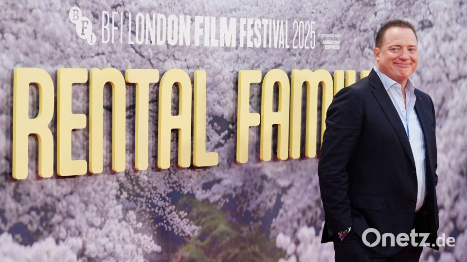 Brendan Fraser spielt in „Rental Family“ einen einsamen Schauspieler in Tokio. (Archivbild) Bild: Ian West/PA Wire/dpa