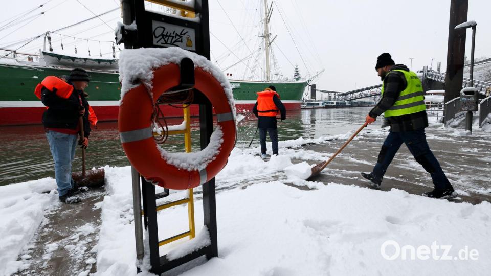 Im Norden können regional bis zu 20 Zentimeter Neuschnee zusammenkommen. Bild: Christian Charisius/dpa