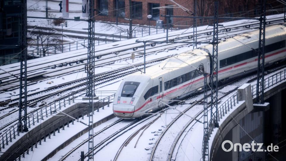 Auch der Fernverkehr könnte vom Wetter-Chaos betroffen sein. Bild: Bernd von Jutrczenka/dpa