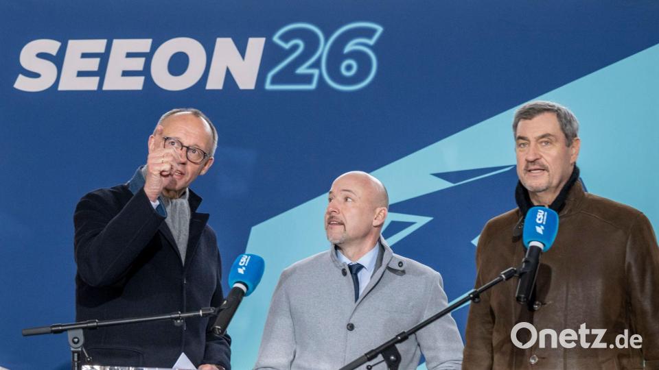 Für die CSU ist Merz der richtige Kanzler zur Lösung der innen- und außenpolitischen Krisen. Bild: Peter Kneffel/dpa