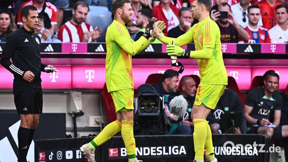 Nicht der Topkandidat für die Neuer-Nachfolge: Peretz (l). (Archivbild) Bild: Tom Weller/dpa