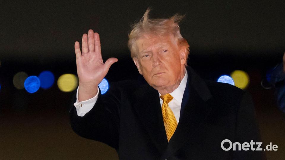 Trump hat mit Kolumbiens Staatschef telefoniert. (Archivbild) Bild: Alex Brandon/AP/dpa