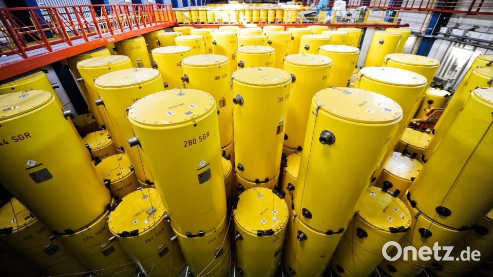 Um diesen Atommüll geht es. Er soll von Jülich ins 170 Kilometer entfernte Ahaus transportiert werden. (Archivbild) Bild: Andreas Endermann/dpa