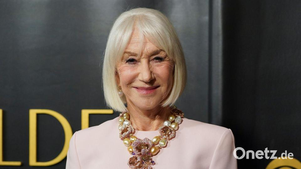 Die Britin Helen Mirren hat ihre Trophäensammlung in Hollywood vergrößert. Bild: Jordan Strauss/Invision/AP/dpa