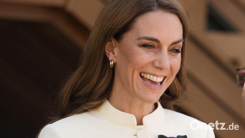 Prinzessin Kate feiert ihren 44. Geburtstag. Bild: Jordan Pettitt/PA Pool/AP/dpa
