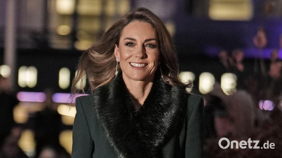 Mit ihrem alljährlichen Weihnachtsgottesdienst hat Kate ein Format gefunden, das ihr viel Beachtung bringt. (Archivbild) Bild: Jordan Pettitt/PA Wire/dpa