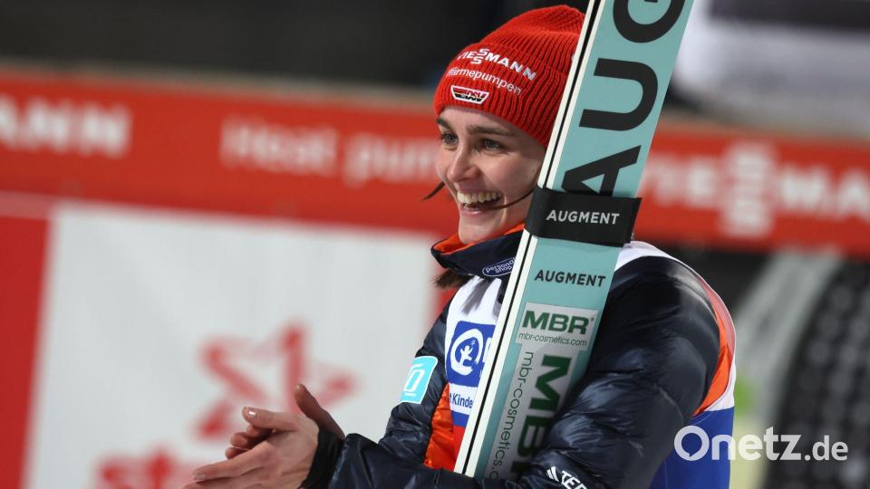 Selina Freitag darf sich erneut über einen Podestplatz freuen. (Archivbild) Bild: Karl-Josef Hildenbrand/dpa