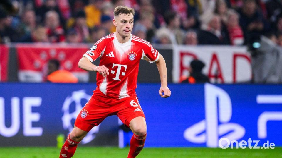 Joshua Kimmich am Ball - aber noch nicht wieder im ersten Heimspiel des Jahres. (Archivbild) Bild: Tom Weller/dpa