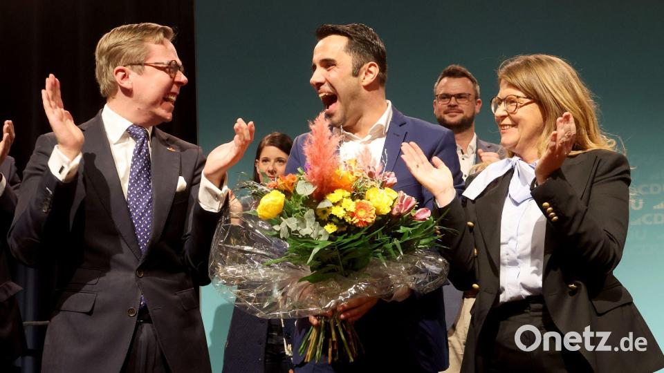 CDU-Landesliste  Mecklenburg-Vorpommern: Klarer Sieg für Peters vor Amthor und Hoffmeister Bild: Bernd Wüstneck/dpa