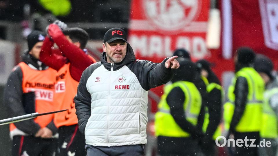Nach dem 2:2 in Heidenheim muss Kwasniok seine Kölner auf das Spiel gegen den FC Bayern vorbereiten. Bild: Harry Langer/dpa