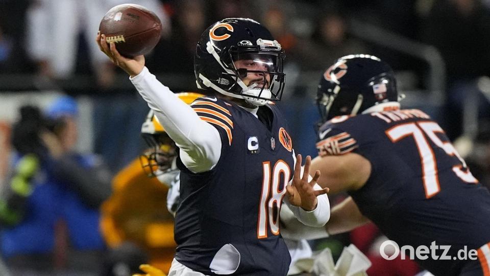 Caleb Williams führte die Bears zum ersten Playoff-Sieg seit 15 Jahren. Bild: Nam Huh/AP/dpa
