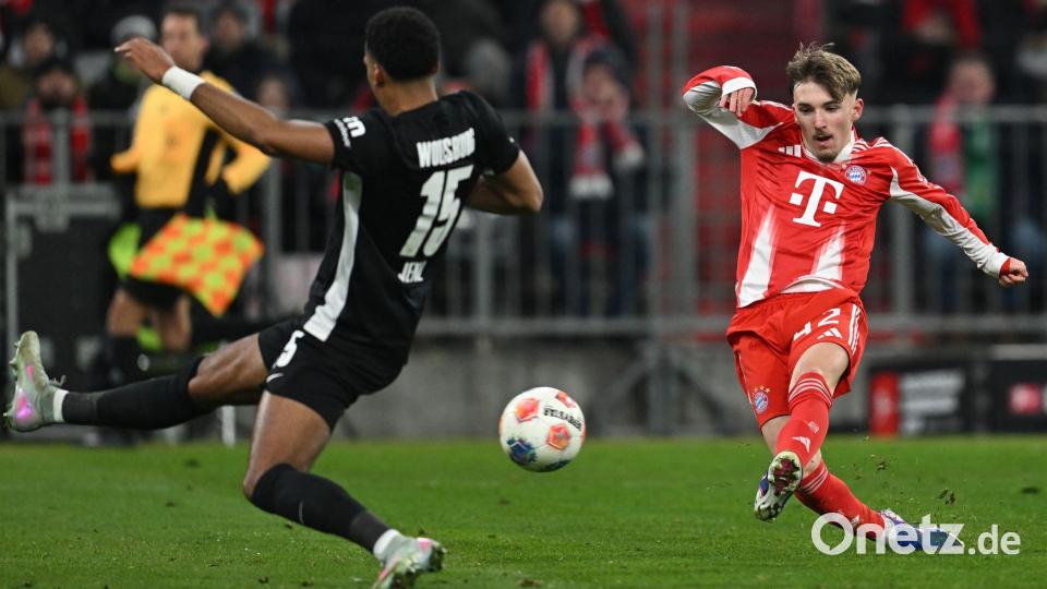 Sorgte mit seiner Schwärmerei für Real Madrid für Wirbel: Bayern-Jungstar Lennart Karl. Bild: Sven Hoppe/dpa