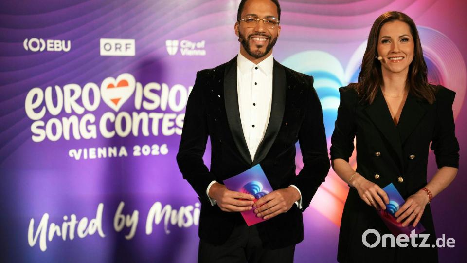 Ein wichtiger Schritt zum Finale: Die Auslosung der Halbfinals beim ESC Bild: Georg Hochmuth/APA/dpa