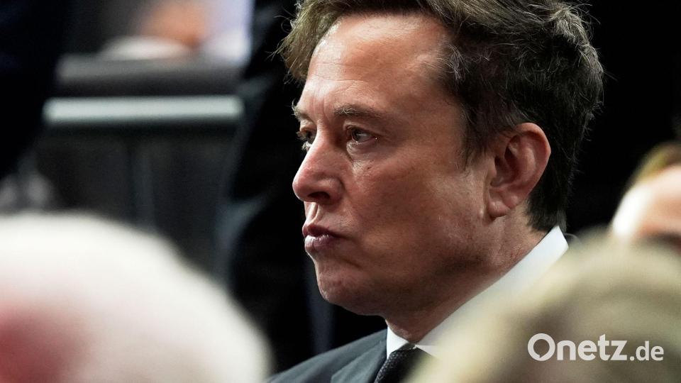 Schießt gegen die britische Regierung: Techmilliardär Elon Musk. (Archivbild) Bild: Julia Demaree Nikhinson/AP/dpa