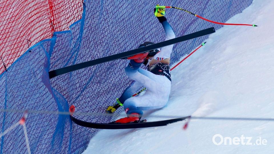Vor zwei Jahren war Kilde schwer gestürzt - nun tritt er in Wengen nicht an. (Archivbild) Bild: Alessandro Trovati/AP/dpa