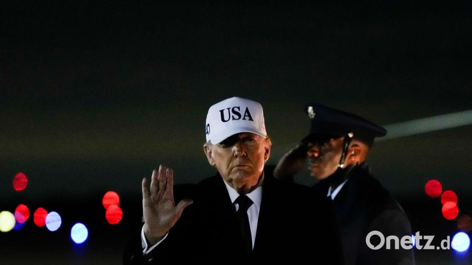 US-Präsident Donald Trump ist wenig offen für die Vorschläge aus Europa. Bild: Julia Demaree Nikhinson/AP/dpa