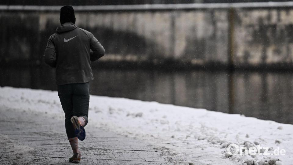 Sport hilft – auch gegen das Frieren. Bild: Britta Pedersen/dpa