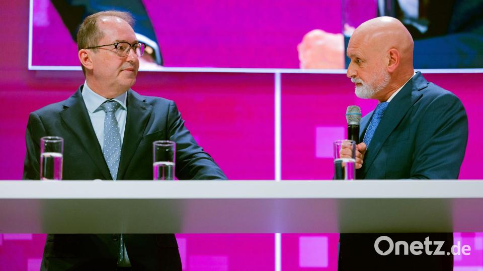 Innenminister Alexander Dobrindt (CSU) war beim dbb mit dessen Chef Volker Geyer im Gespräch. Bild: Rolf Vennenbernd/dpa