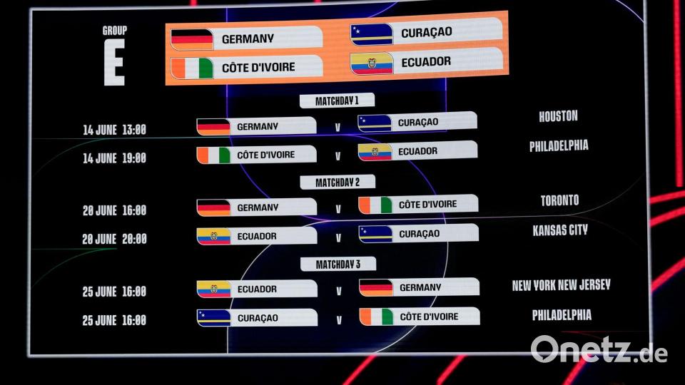 Deutschland ist klarer Favorit in seiner WM-Gruppe. (Archivbild) Bild: Chris Carlson/AP/dpa