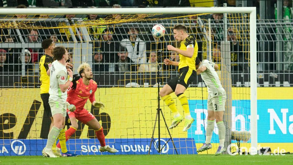 Nico Schlotterbeck brachte den BVB früh in Führung. Bild: Bernd Thissen/dpa