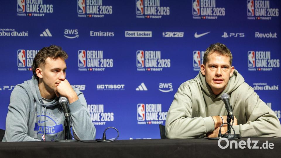 Die Brüder hoffen auf einen gemeinsamen Einsatz in ihrer Heimat. Bild: Andreas Gora/dpa