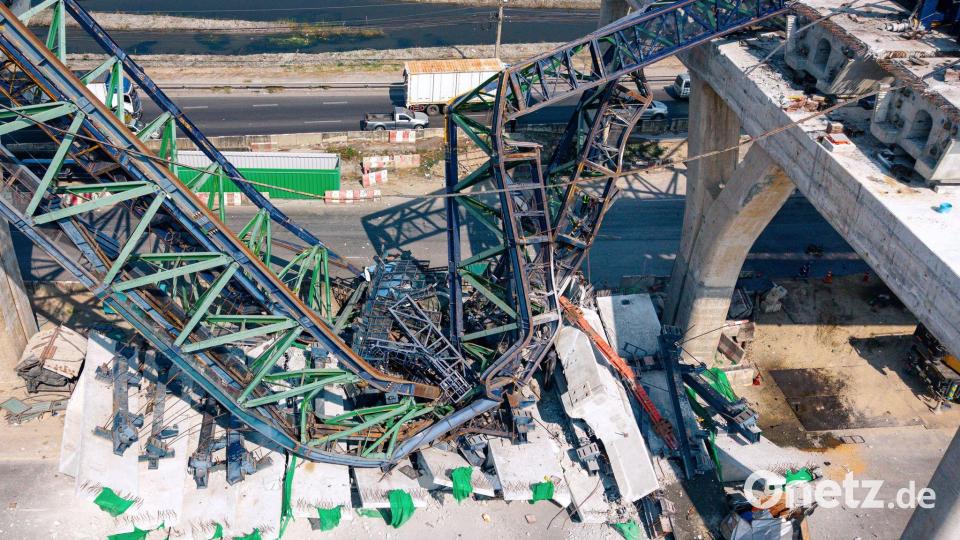 Die Schnellstraße ist eine wichtige Hauptverkehrsader. Bild: Arnun Chonmahatrakool/AP/dpa