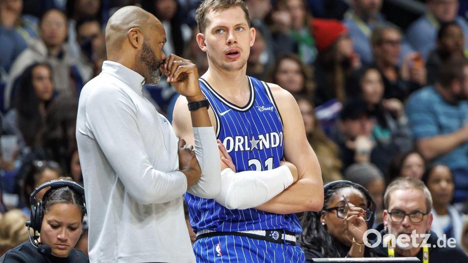 Moritz Wagner (r) wurde im ersten Viertel eingewechselt. Bild: Andreas Gora/dpa