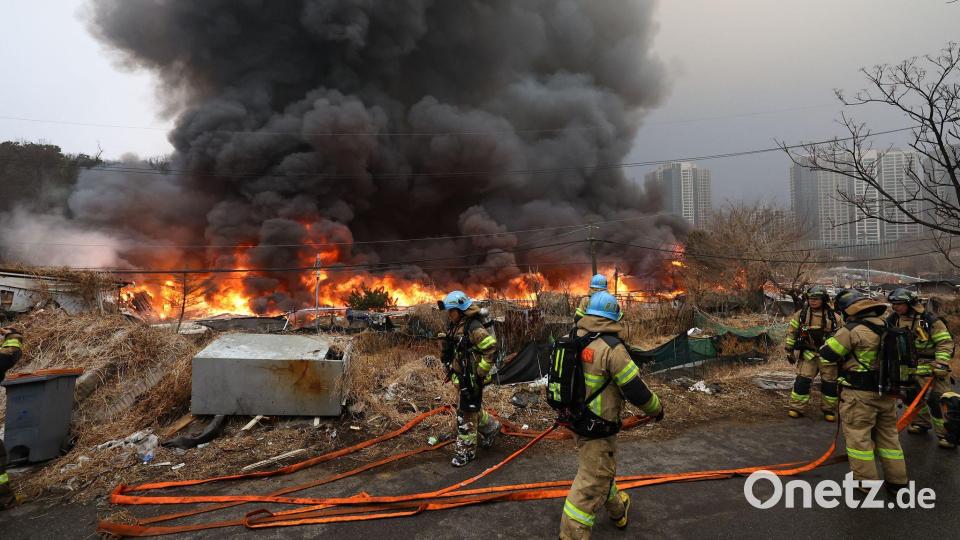 Das Guryong-Viertel liegt in unmittelbarer Nähe der glitzernden Wolkenkratzer des Bezirks Gangnam in Seoul. Bild: Choi Jin-seok/Newsis/dpa