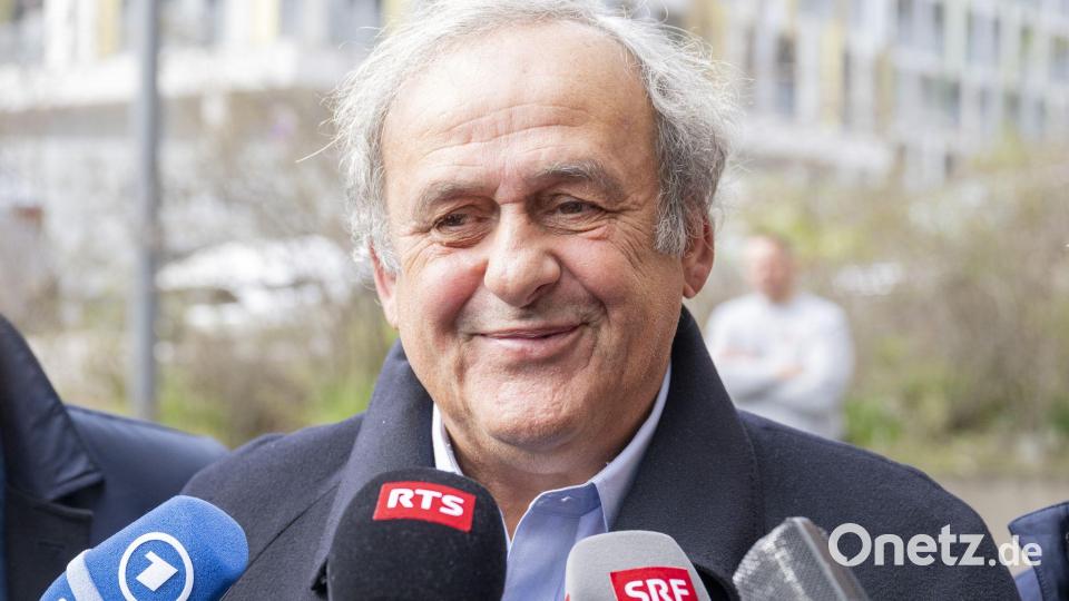 Michel Platini übt deutliche Kritik an Gianni Infantino. (Archivbild) Bild: Urs Flueeler/KEYSTONE/dpa