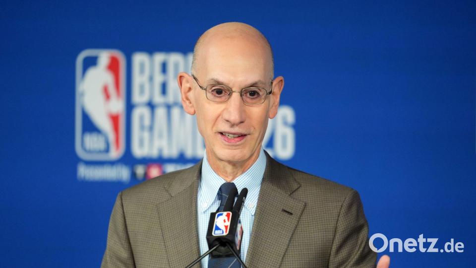Adam Silver sieht viel Potenzial in Europa. Bild: Soeren Stache/dpa