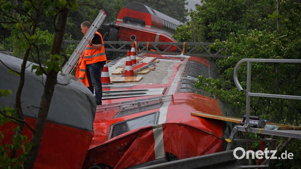 Der Prozess um das Zugunglück geht nun zu Ende. (Archivbild) Bild: Uwe Lein/dpa