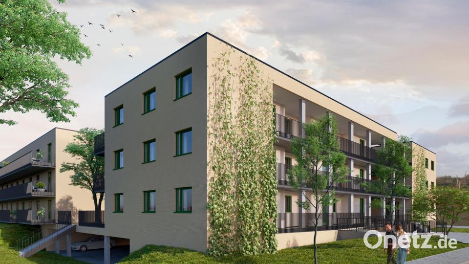 Diese Visualisierung zeigt das Wohnbauprojekt in Burglengenfeld. Bild[M]: Firma Gebr. Donhauser Bau GmbH &amp; Co. KG