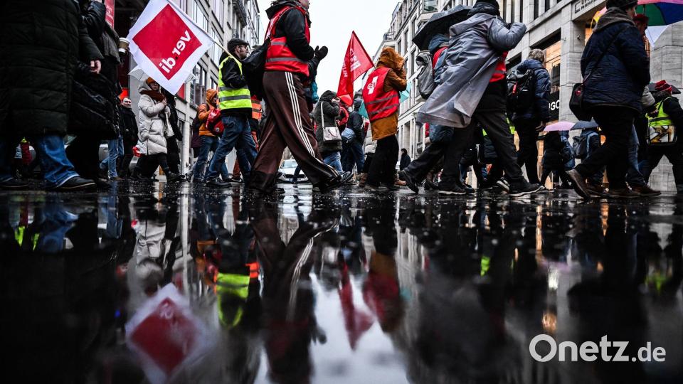 Wie hier in Berlin werden Warnstreiks in den kommenden Wochen verstärkt spürbar sein. Bild: Britta Pedersen/dpa