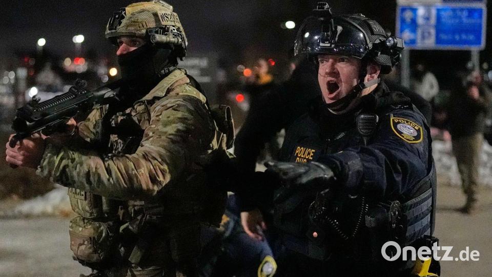 Die Lage in Minesota ist angespannt. Bild: Yuki Iwamura/AP/dpa