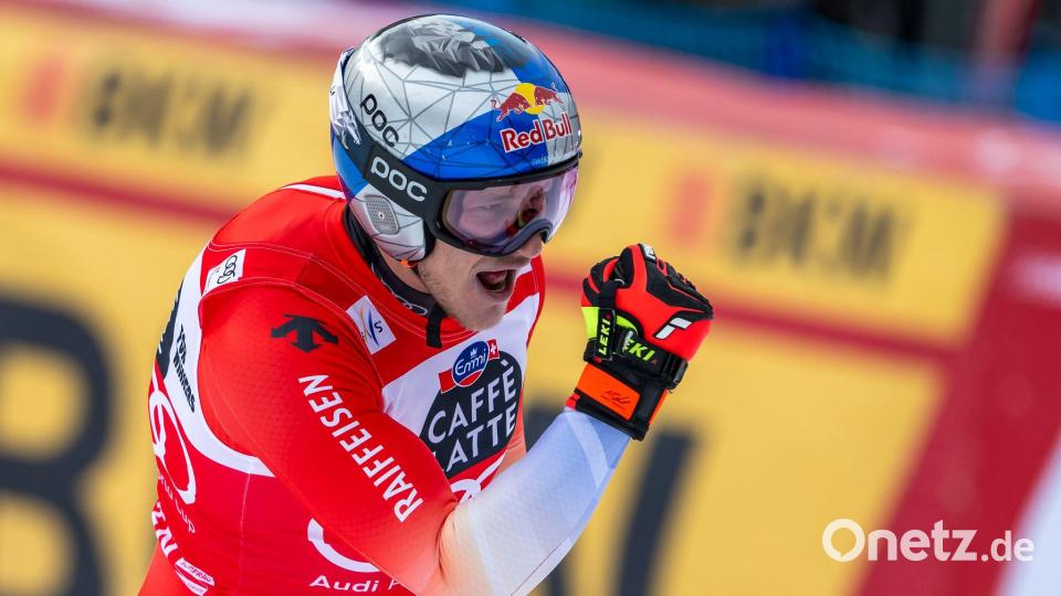 Eine Klasse für sich: Der Schweizer Ski-Star Marco Odermatt. Bild: Peter Schneider/Keystone/dpa