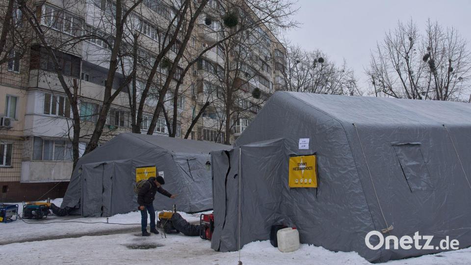 Russland schießt weiter auf die Ukraine. Auch auf Kiew. (Archivbild) Bild: Efrem Lukatsky/AP/dpa