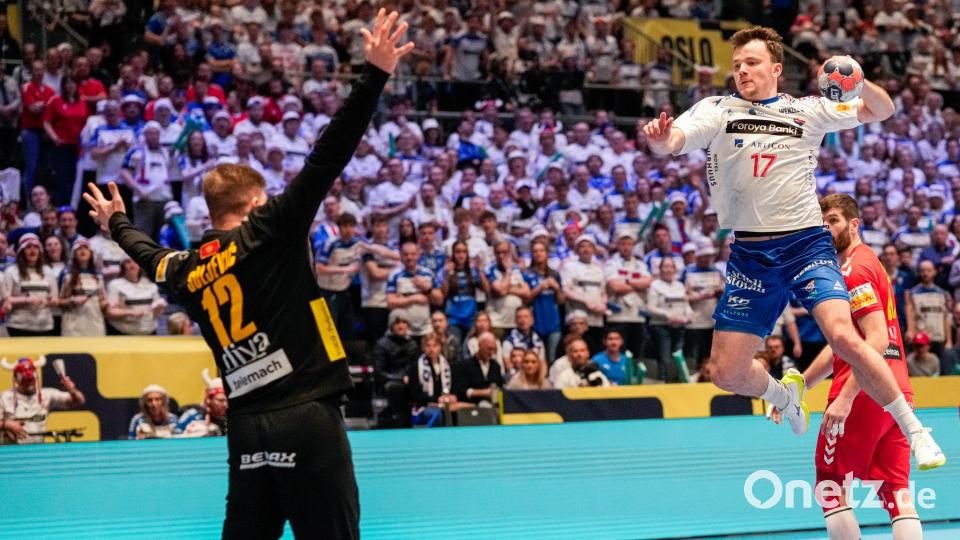 Hákun av Teigum hatte maßgeblichen Anteil am ersten EM-Sieg des kleines Landes. Bild: Cornelius Poppe/NTB/dpa