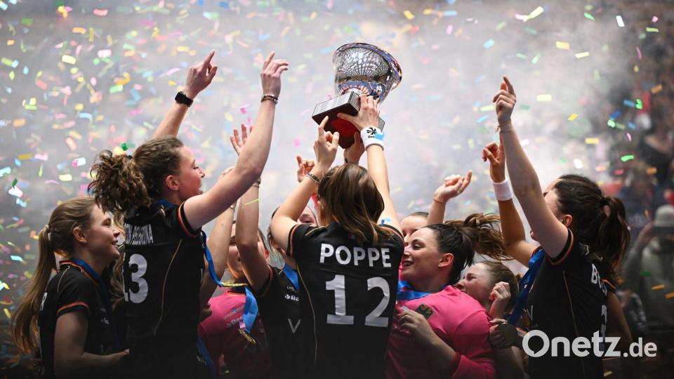 Die deutschen Hockey-Damen haben ihren EM-Titel von 2024 verteidigt. Bild: Sebastian Christoph Gollnow/dpa