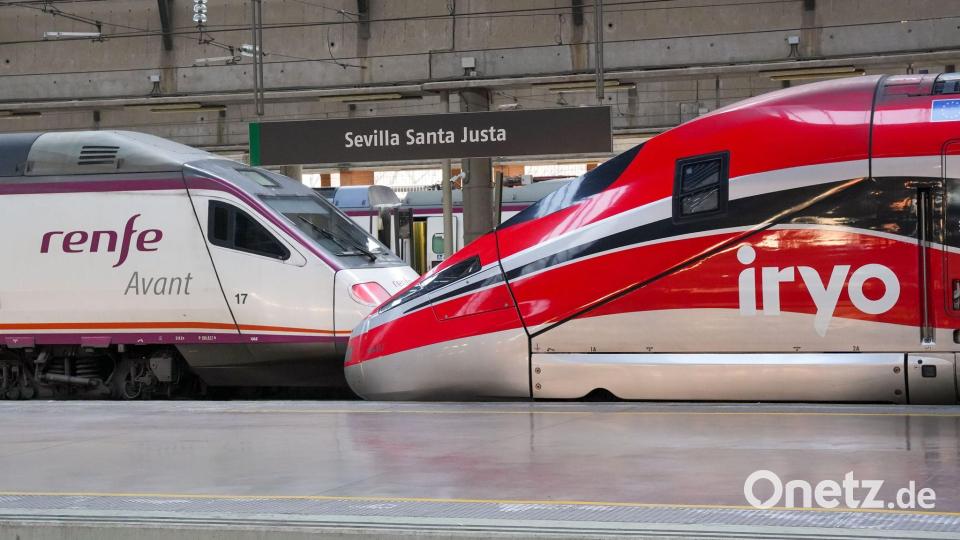 Das Unglück wurde ausgelöst, als die beiden letzten Waggons eines Zuges der italienischen Gesellschaft Iryo entgleisten und in das Nachbargleis gerieten. Ein entgegenkommender Zug der spanischen Renfe konnte nicht mehr bremsen. Bild: Eduardo Briones/EUROPA PRESS/dpa