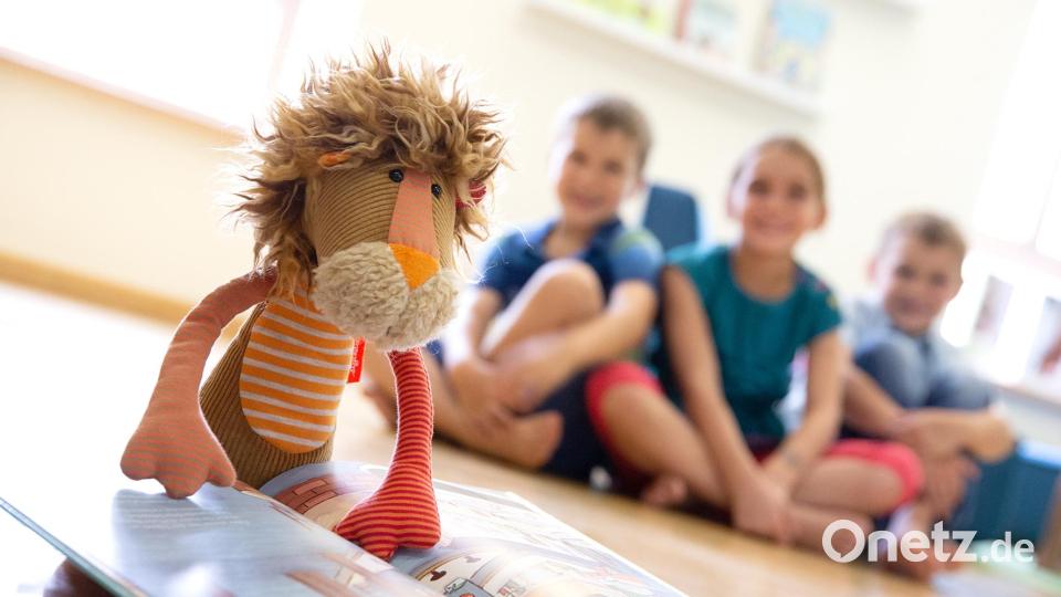 Bei den Leselöwen geht es immer lustig zu. Bild: Regionalbibliothek Weiden