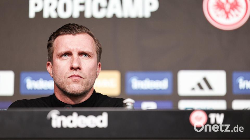 Bei der Trainersuche gefordert: Eintracht-Vorstand Markus Krösche. Bild: Hannes P. Albert/dpa