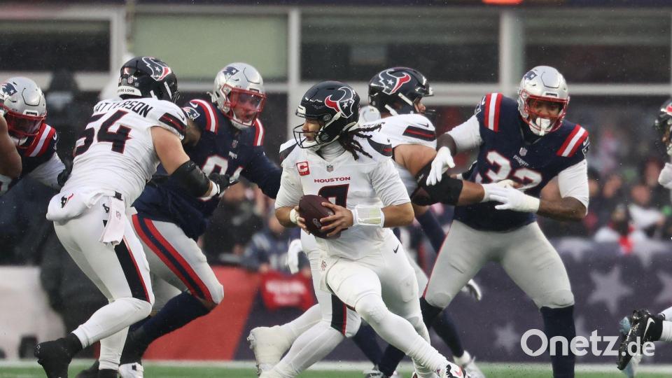 CJ Stroud hatte große Schwierigkeiten als Quarterback der Texans. Bild: Mark Stockwell/FR171920 AP/AP/dpa