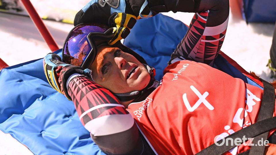 Stürzte bei den italienischen Meisterschaften schwer: Federica Brignone. (Archivbild) Bild: Elvis Piazzi/AP/dpa