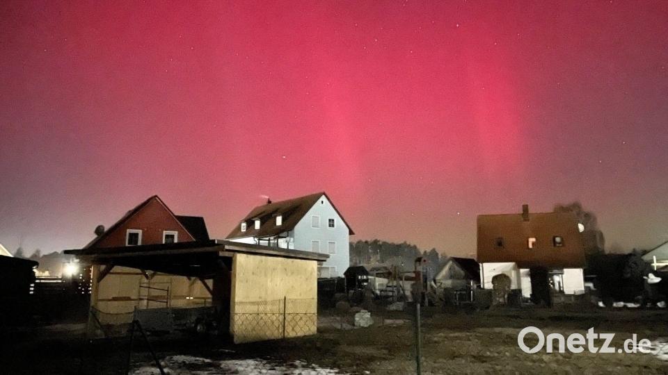 Polarlicht über Luhe-Wildenau. Bild: za